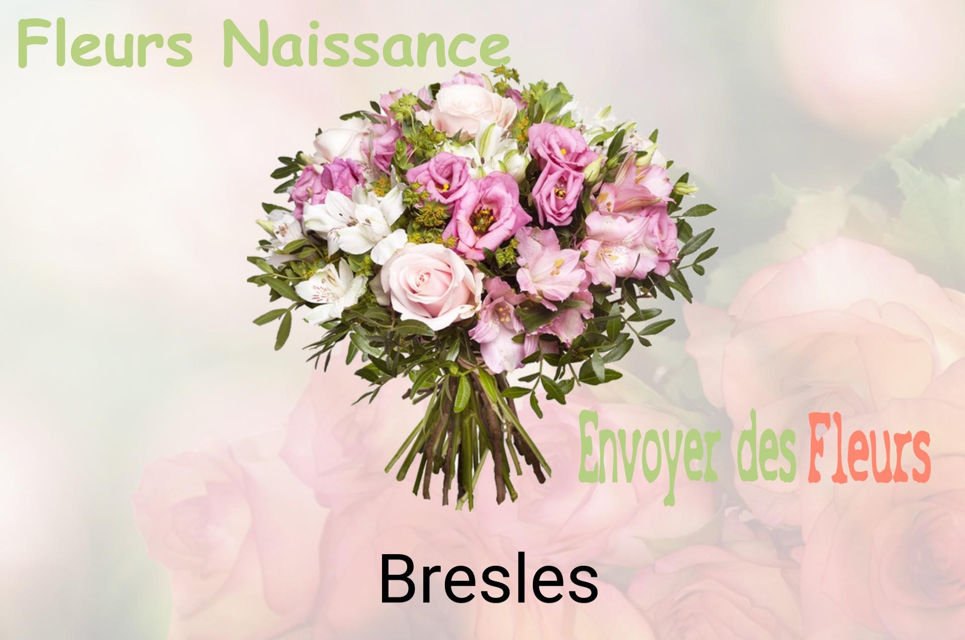 Bouquet de fleurs de naissance livré à Bresles